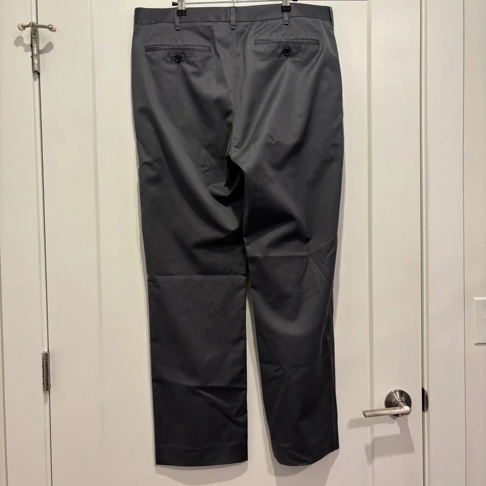Bonobos Friday Straight Fit Cotton Chino Pants Mens 36x36 Grey